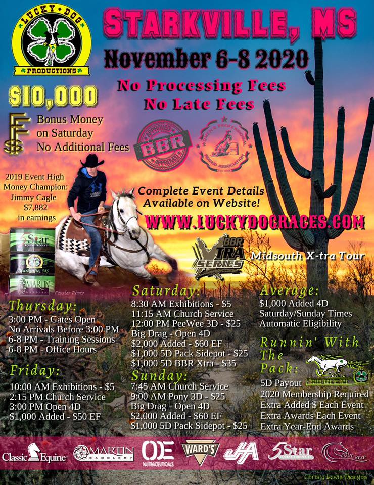 Lucky Dog Barrel Race Mississippi Horse Park